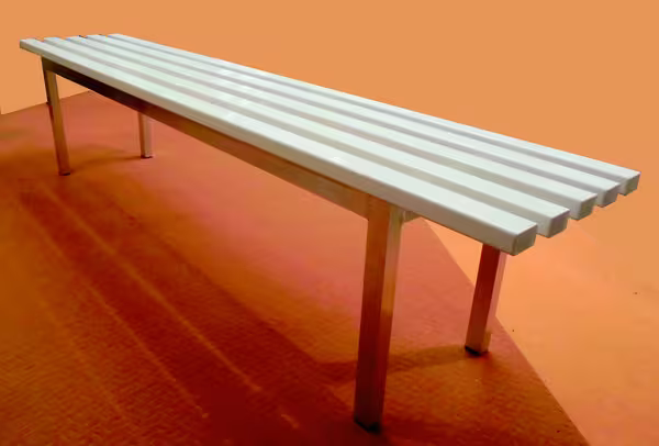 Tennisbank ohne Lehne